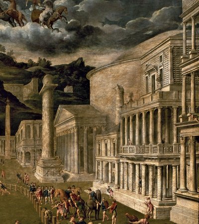 Gladiator Combat (Detail 3) by Paris Borden